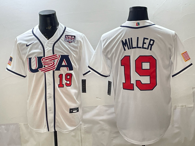 Men 2026 World cup white MLB Nike jersey 0040
